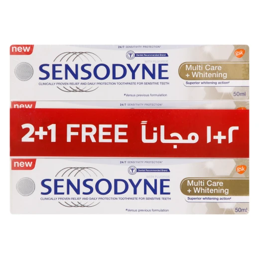 سنسوداين عناية متعددة 50 مل 1*3 سنسوداين عناية متعددة 50 مل 1*3