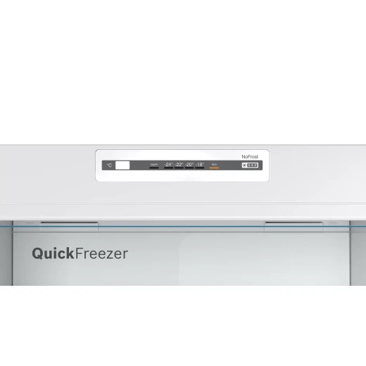 Bosch free-standing fridge-freezer with freezer at top 178 x 70 cm White Serie | 2 - BOSCH - Image 6