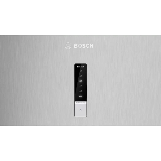 Bosch free-standing fridge-freezer with freezer at top 178 x 70 cm stainless steel look Serie | 4 - BOSCH - Image 3