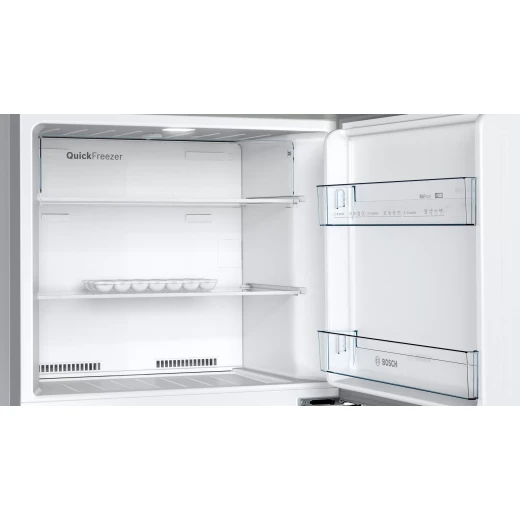 Bosch free-standing fridge-freezer with freezer at top 178 x 70 cm stainless steel look Serie | 4 - BOSCH - Image 6