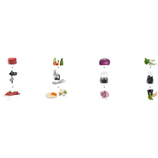 Bosch Kitchen machine MUM5 1000 W Black, Silver - BOSCH - Image 7