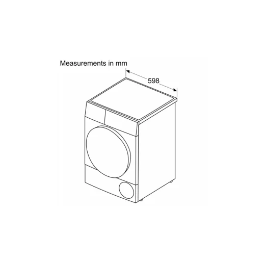 سلسلة | 4 مجفف ملابس بمكثف 8 كيلو سيلفر إينوكس من بوش - بوش - Image 2
