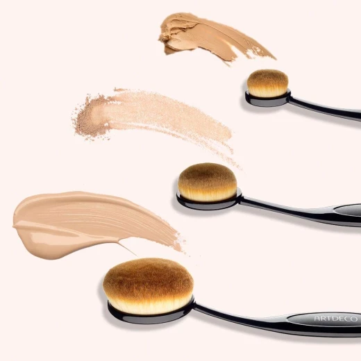 ARTDECO Medium Oval Makeup Brush for Airbrush Finish Vegan Friendly Professional Quality - ArtDeco - Image 4