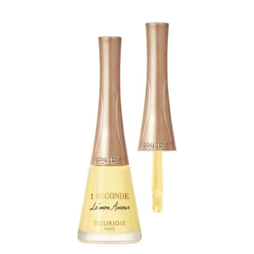 Bourjois 1 Second Lemon Amour Nail Polish 9ml Ultra Shiny Long Lasting Manicure for Women - Bourjois - Image 2