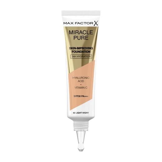 Max factor miracle pure skin improving foundation 040 light ivory 30 ml - Max Factor - Image 2