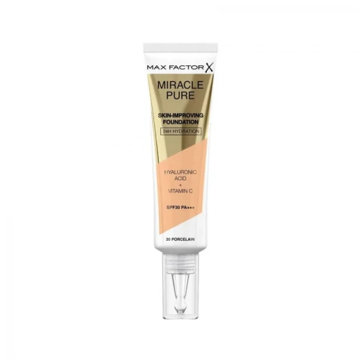 Max factor miracle pure skin improving foundation 030 porcelain 30 ml Max factor miracle pure skin improving foundation 030 porcelain 30 ml
