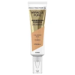 Max Factor Miracle Pure Beige Foundation SPF 30 Radiant Coverage Makeup for Flawless Skin - Max Factor