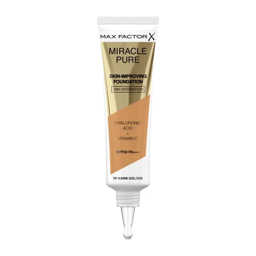 Max Factor Miracle Pure Radiant Skin Foundation SPF 30 Warm Golden 30ml Makeup for Healthy Glow - Max Factor - Image 3