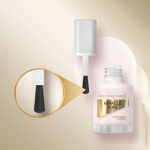 Max Factor Miracle Pure Nude Rose Nail Polish Long Lasting Vegan Formula Strengthens Nails Manicure - Max Factor - Image 2