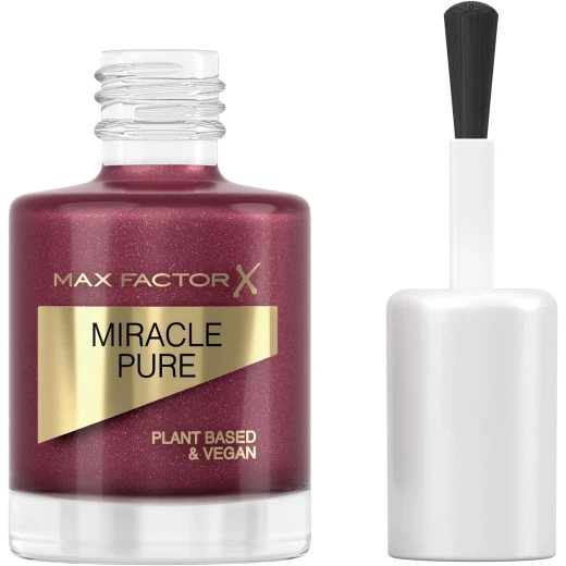 Max Factor Miracle Pure Regal Garnet Nail Polish Long Lasting Vegan Manicure 12ml for Women - Max Factor - Image 6
