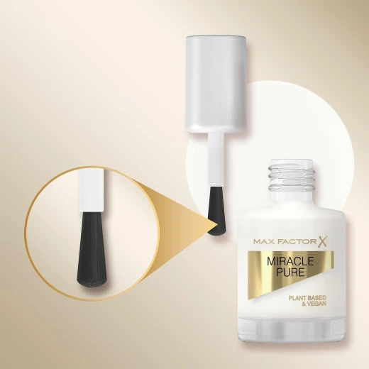 Max Factor Miracle Pure Coconut Milk Nail Polish Healthy Shine Finish 12ml Vegan Formula - Max Factor - Image 2