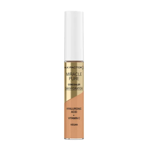 Max Factor Miracle Pure Concealer Shade 004 Vitamin C Hydrating Makeup Covers Imperfections 7.8ml Max Factor Miracle Pure Concealer Shade 004 Vitamin C Hydrating Makeup Covers Imperfections 7.8ml