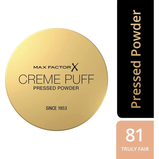 Max factor crème puff pressed powder 81 truly fair 14g - Max Factor - Image 2