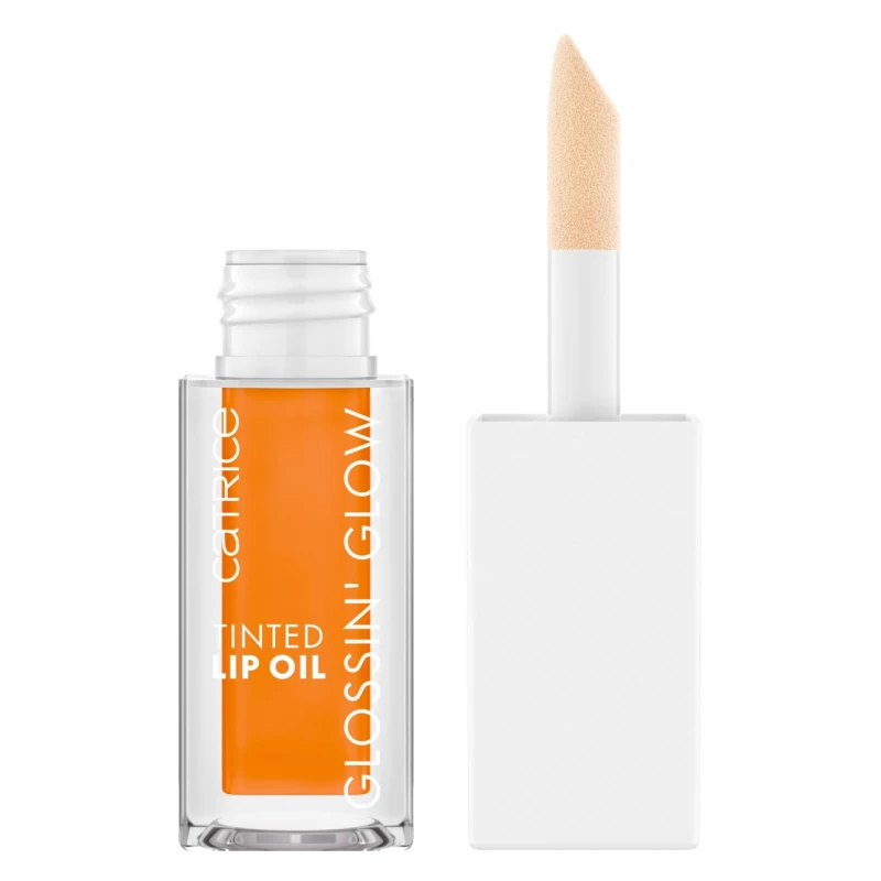Catrice Glossin' Glow Tinted Lip Oil Moisturizing Shine with Jojoba and Almond Oil for Hydrated Lips - Catrice