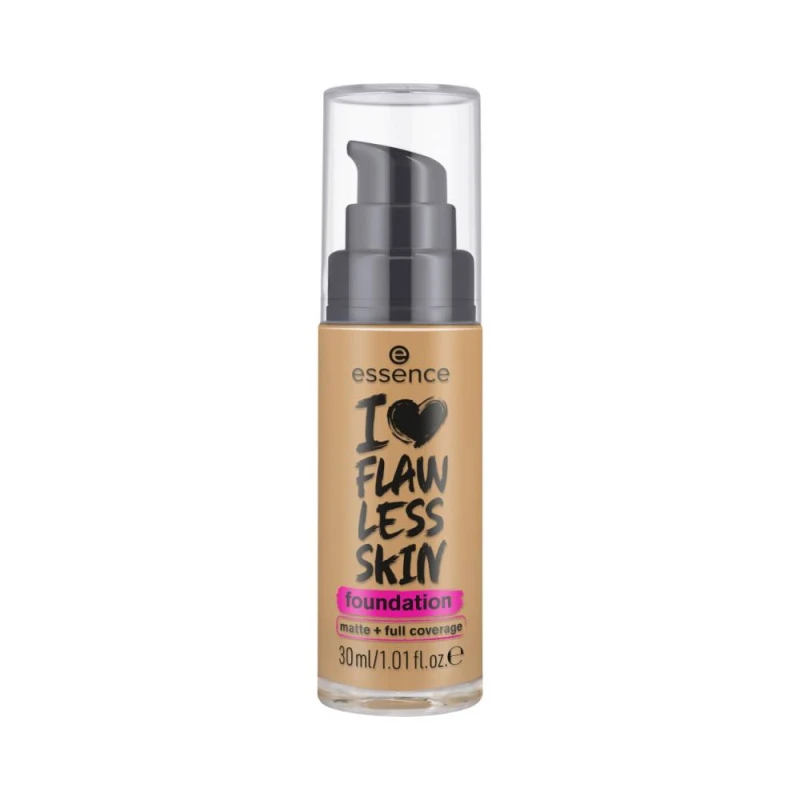 Essence I Love Flawless Matte Liquid Foundation Shade 90 Full Coverage Makeup 30ml - Essence