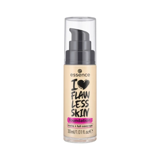Essence I Love Flawless Skin Foundation Matte Finish High Coverage Makeup SPF 20 30ml