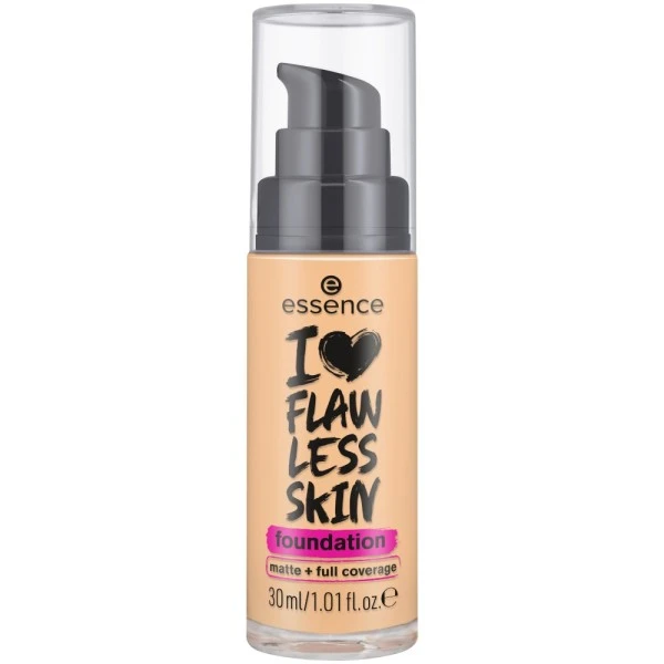 Essence I Love Flawless Skin Matte Finish Foundation SPF 20 Makeup for All Skin Types - Essence