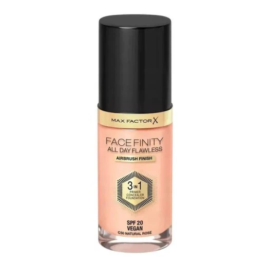 Max Factor Facefinity 3 in 1 Flawless Foundation All Day Coverage Makeup 30ml Matte Finish Max Factor Facefinity 3 in 1 Flawless Foundation All Day Coverage Makeup 30ml Matte Finish