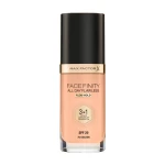 Max Factor Facefinity All Day Flawless Foundation SPF 20 Full Coverage Oil Free Makeup for All Skin Types - Max Factor