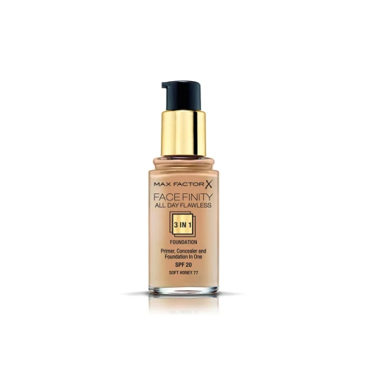 Max Factor Facefinity All Day Flawless Foundation N77 Full Coverage SPF 20 Makeup for Flawless Skin - Max Factor - Image 2