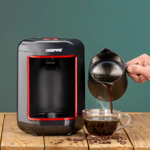 Geepas Turkish Coffee Maker GCM41515 – 4-Cup Capacity - GEEPAS - Image 2