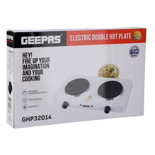 Geepas electric double hot plate - GEEPAS - Image 2