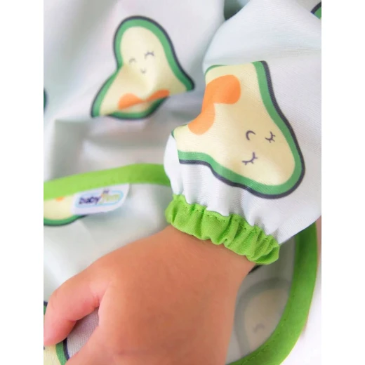 Babyjem poly bib long sleeves avocado - BabyJem - Image 2