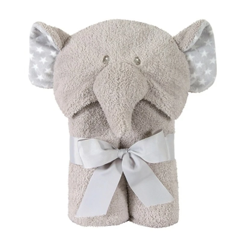 Nova hooded towel blanket grey 75x100 cm - Nova Home