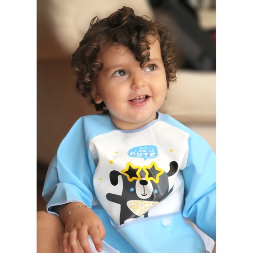 مريلة الأنشطة المضادة للماء أزرق  من بيبي جيم - بيبي جيم - Image 2