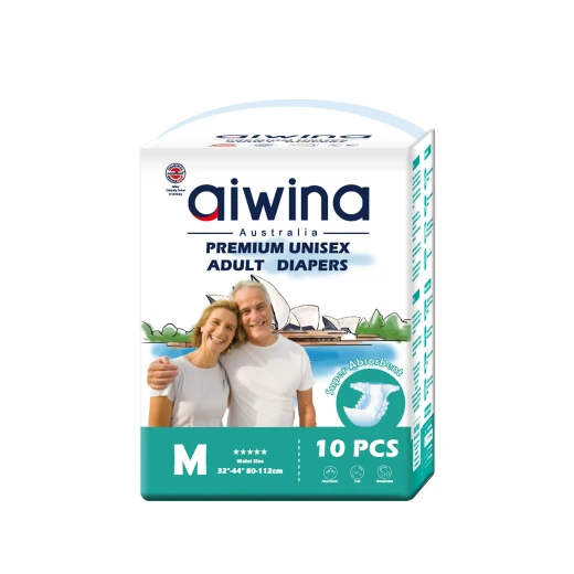 Adult Diapers High Absorbency Super Dry Surface Incontinence Care Adult Briefs (M)