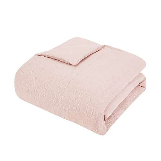 Nova Home "Simply" Crinkled Comforter Set, Pink Color, Size King, 4 Pieses - Nova Home - Image 3