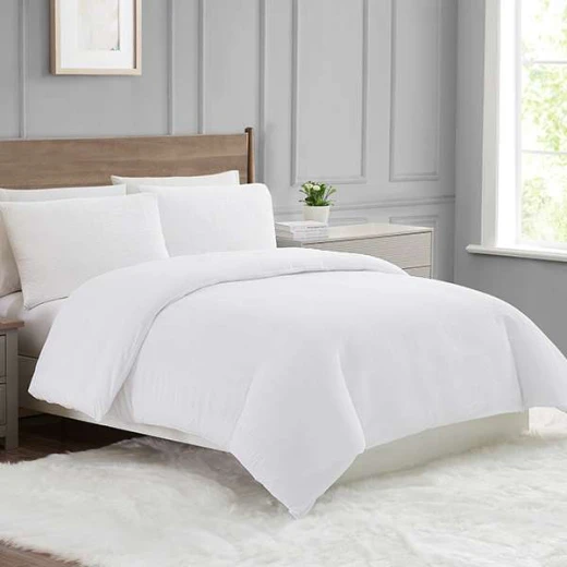 Nova Home "Simply" Crinkled Comforter Set, White Color, Size King, 4 Pieses - Nova Home - Image 3