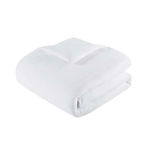 Nova Home "Simply" Crinkled Comforter Set, White Color, Size Queen, 4 Pieses - Nova Home - Image 4