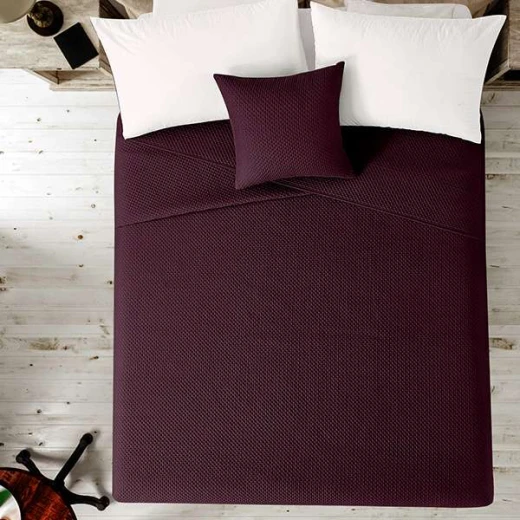 Nova Home "Dimension" Coverlet, Burgandy Color, Twin Size - Nova Home - Image 4