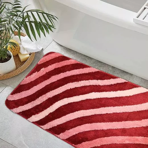 Nova Home Cable Bath Mat, Pink Color, Size 50*80 - Nova Home - Image 3