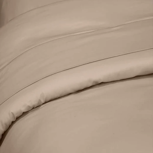 Fieldcrest Plain Duvet Cover King Size, Linen Color - Fieldcrest - Image 2