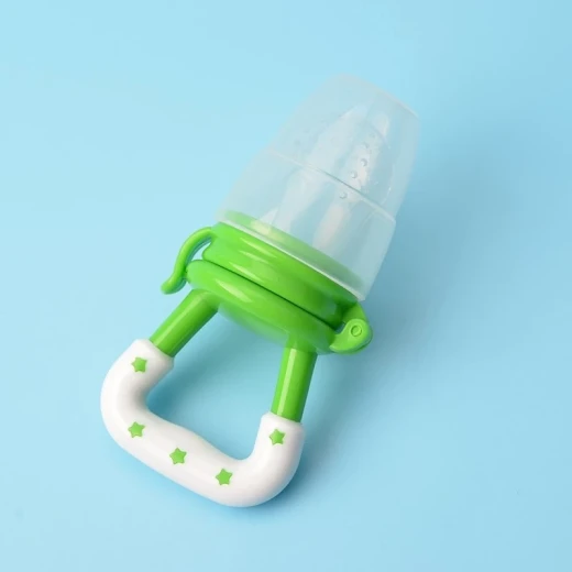 Smart Baby Silicone Food And Fruit Nibbler, Green Color - Smart Baby - Image 2