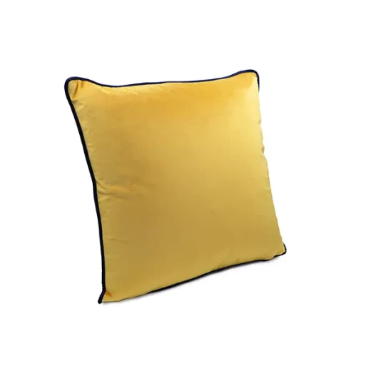 غطاء وسادة مخمل, الاصفر الغامق, 47*47 سم من نوفا هوم - نوفا هوم - Image 3