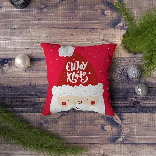 Nova Home Nova Home Christmas Cushion Cover, Red 45x45 Cm - Nova Home - Image 2