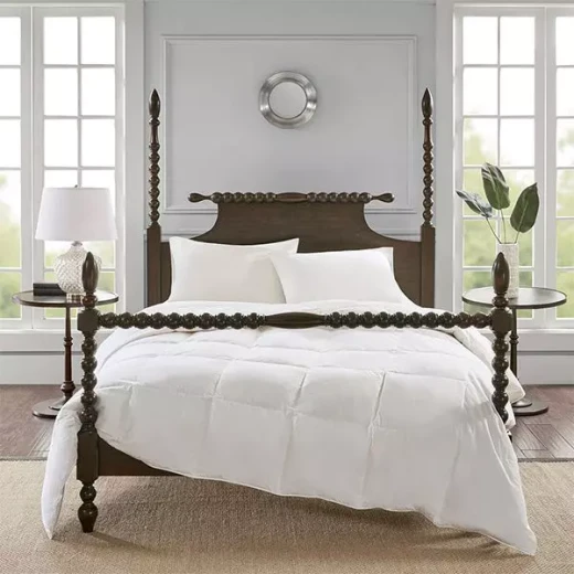 لحاف فخم من زغب و ريش البط باللون الابيض 220*260 من نوفا هوم - نوفا هوم - Image 2