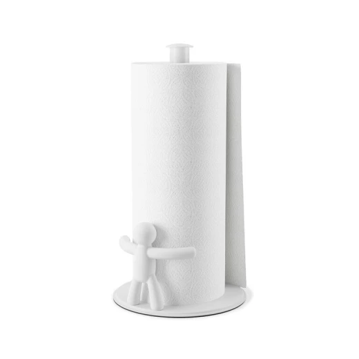 Umbra Buddy Kitchen Towel Holder, White Umbra Buddy Kitchen Towel Holder, White