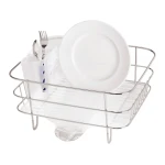 Simplehuman Stainless Steel Wire Frame Dish Rack, Frosted - Silver - Simplehuman