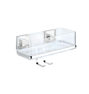 Wenko Quadro Vacuum-Loc Wall Shelf with Hook - Wenko - Image 4