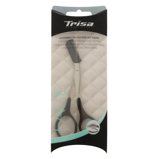 Trisa eyebrow scissors with comb - TRISA - Image 2