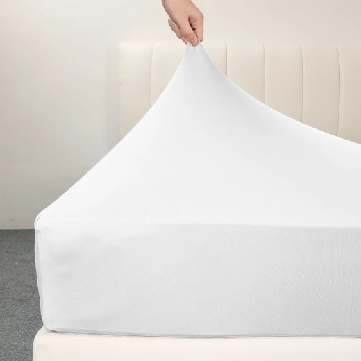 NOVA Fitted Sheet Jersey Ivory 60*120  2pcs - Nova Home - Image 2