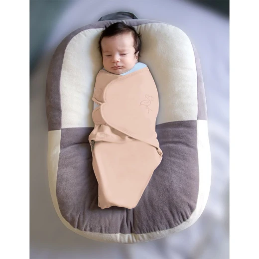 BabyJem Baby Cotton Swaddle, Orange Color - BabyJem - Image 3