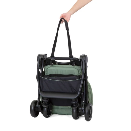 Joie Pact Lightweight Stroller in Laurel: Experience ultimate convenience with its compact fold and multi-mode versatility. Perfect for travel, this stroller offers smooth handling and effortless portability. Stylish and practical, the Joie Pact is your ideal travel companion. - Joie - Image 5