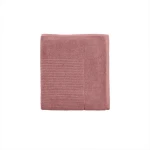 Nova Home Pretty Collection Bath Mat Towel, Cotton, Rose Color - Nova Home