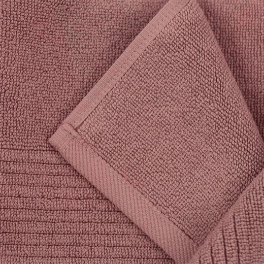 Nova Home Pretty Collection Bath Mat Towel, Cotton, Rose Color - Nova Home - Image 2