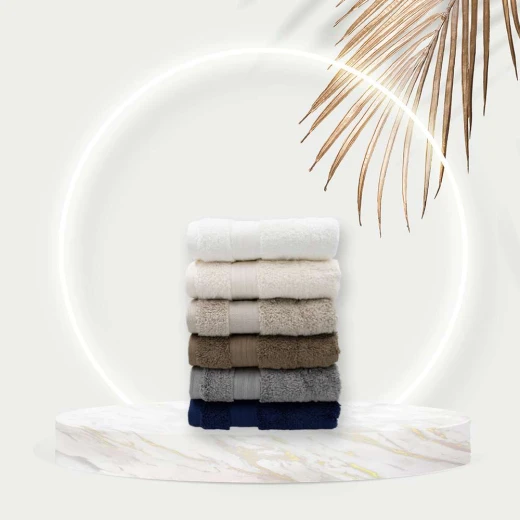 Nova Home Premium Collection Towel, Offwhite Color, 40 x 60 Cm - Nova Home - Image 4